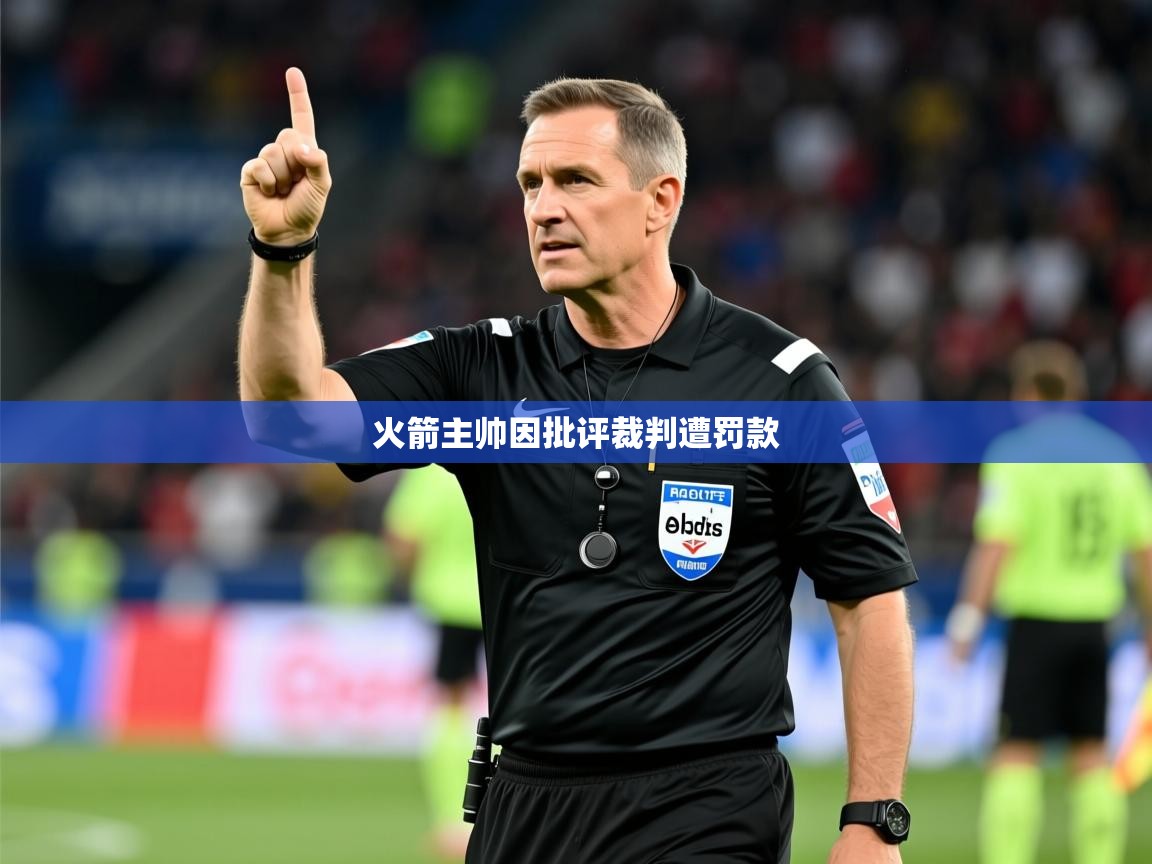 2025米兰体育app火箭主帅因批评裁判遭罚款
