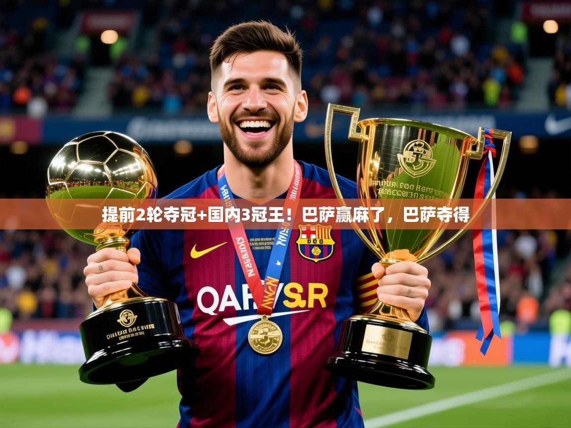 2025米兰体育官网提前2轮夺冠+国内3冠王！巴萨赢麻了，巴萨夺得