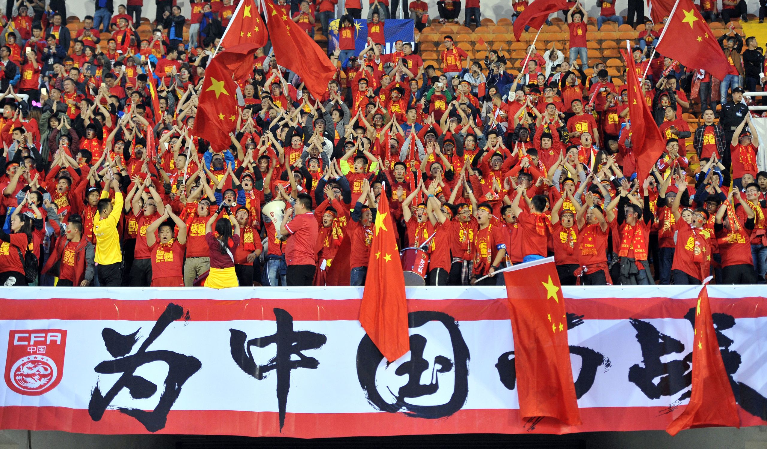 亚洲足球赛事尚未打响，中国代表队积极备战